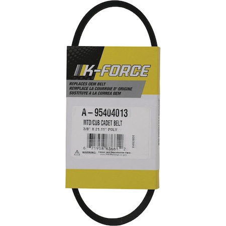 A & I Products Belt, Traction 9" x3.5" x0.5" A-95404013